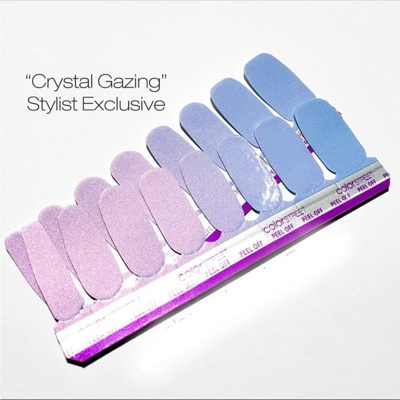 *Exclusive* Color Street: Crystal Gazing | Purple Blue Pastel Duochrome Shimmer - Picture 8 of 8